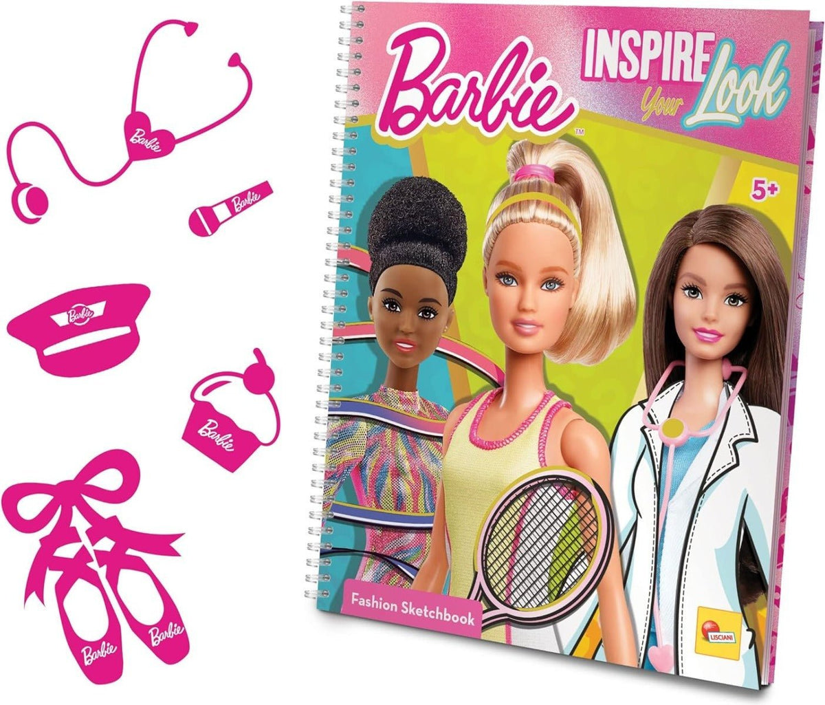 Lisciani Barbie Sketchbook - Inspire Your Look 12617 — image 1
