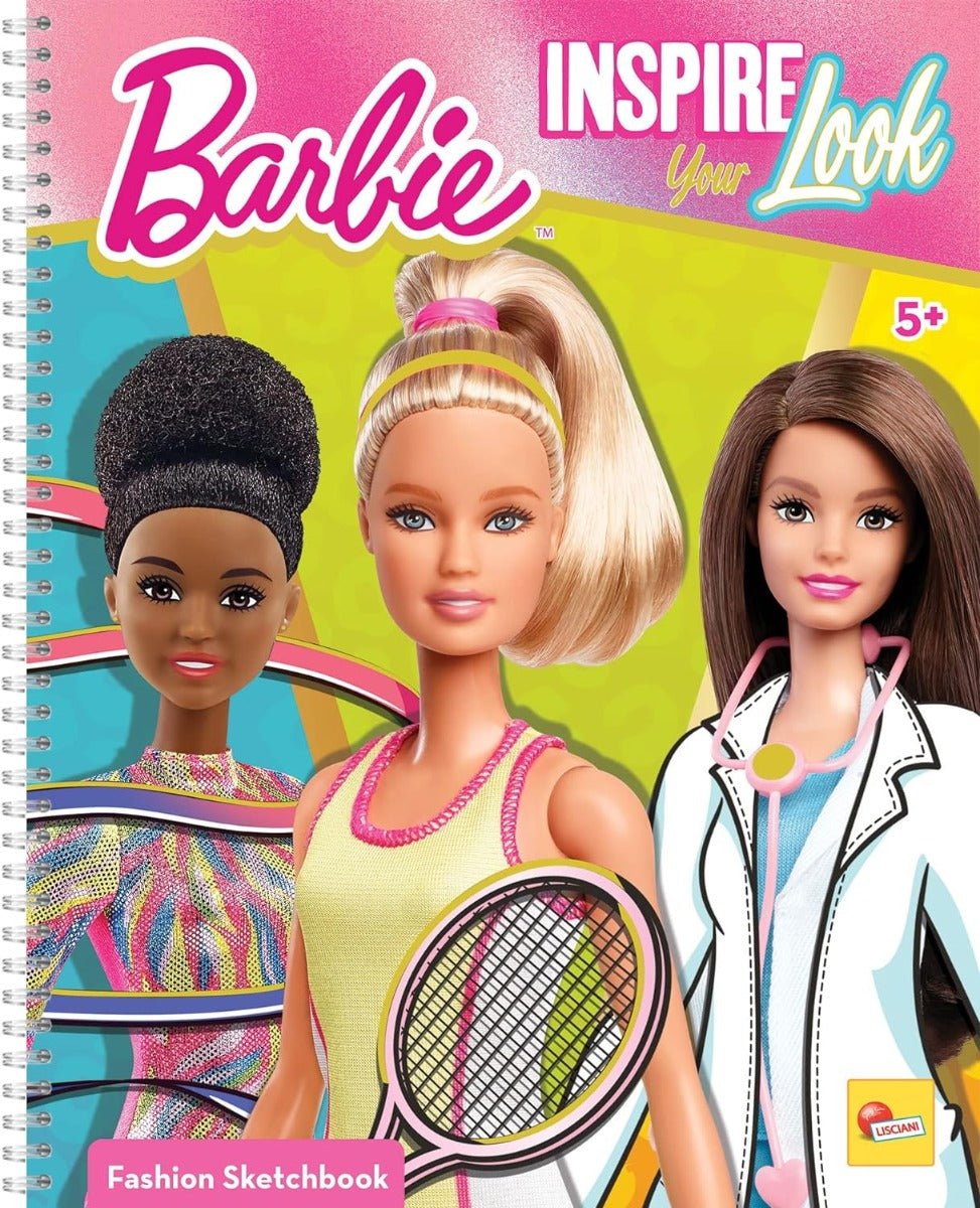 Lisciani Barbie Sketchbook - Inspire Your Look 12617 - Colorland Toys