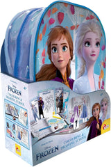 Lisciani Frozen Backpack Coloring And Drawing Kit 92925 - Colorland Toys
