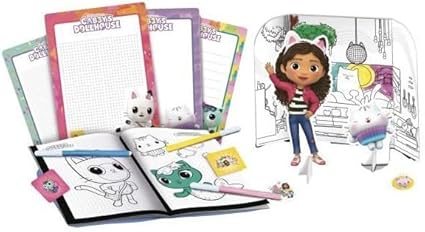 Lisciani Gabby's Dollhouse Drawing And Colouring Backpack 106288 - Colorland Toys