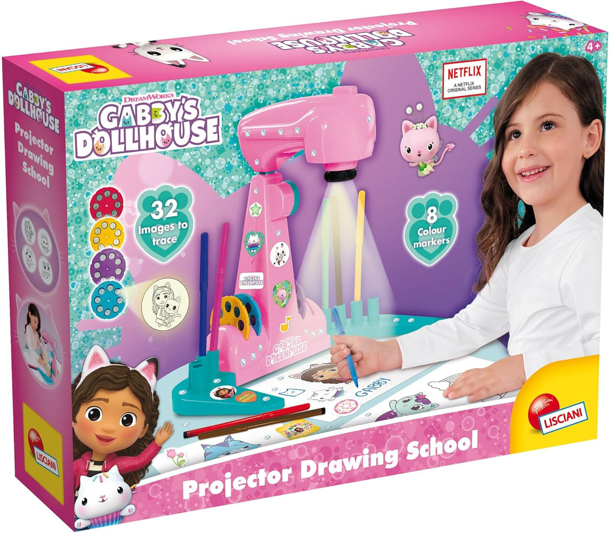 Lisciani Gabby's Dollhouse Projector Drawing School 106936 - Colorland Toys