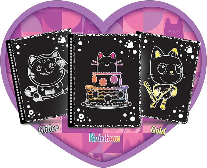 Lisciani Gabby's Dollhouse Sketchbook A-Meow-Zing Scratch Reveal 12976 — image 3