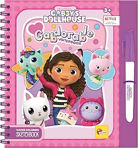 Lisciani Gabby's Dollhouse Sketchbook Gabdorable Waterbook 13010 — image 1