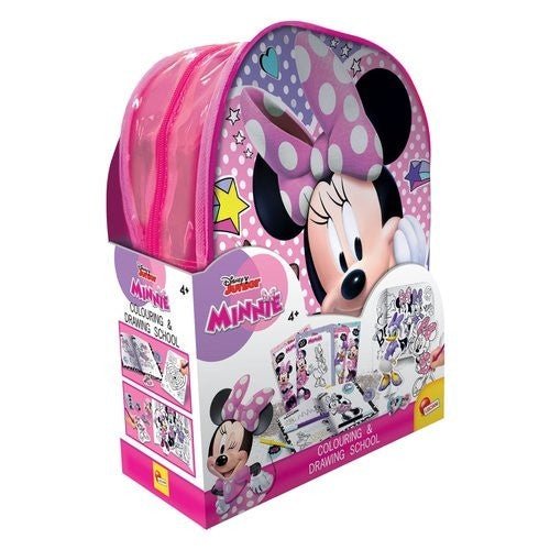 Lisciani Minnie Backpack Coloring And Drawing School 92932 - Colorland Toys