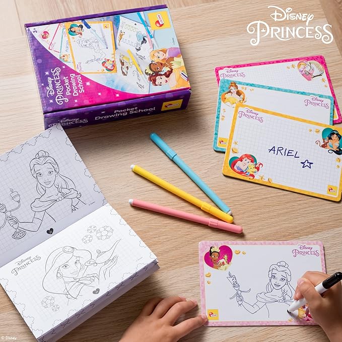 Lisciani Princess Pocket Drawing School 92901 - Colorland Toys