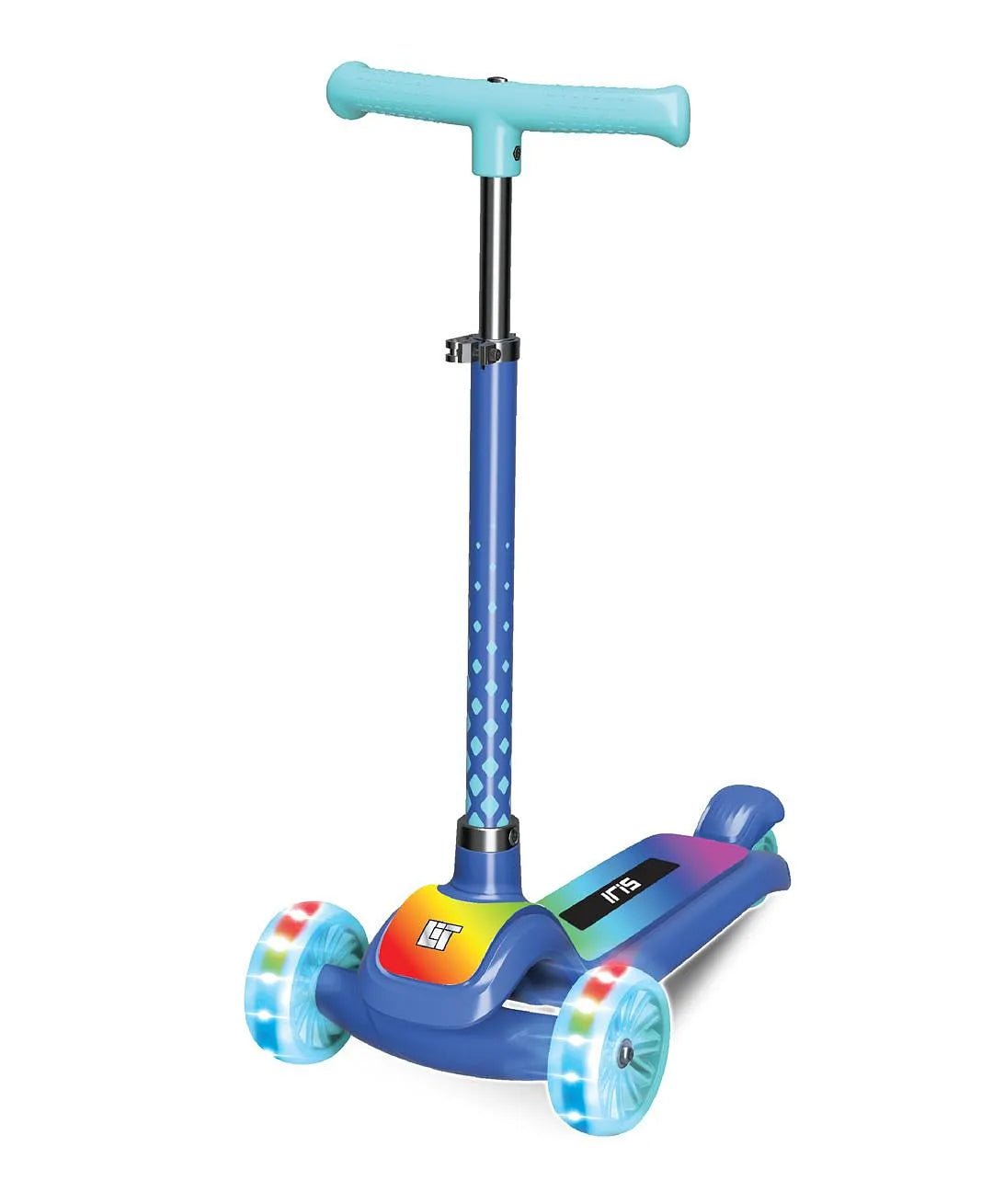 Lit IRIS Blue 3 wheel Scooter Blue LT-7010-BLU — image 1
