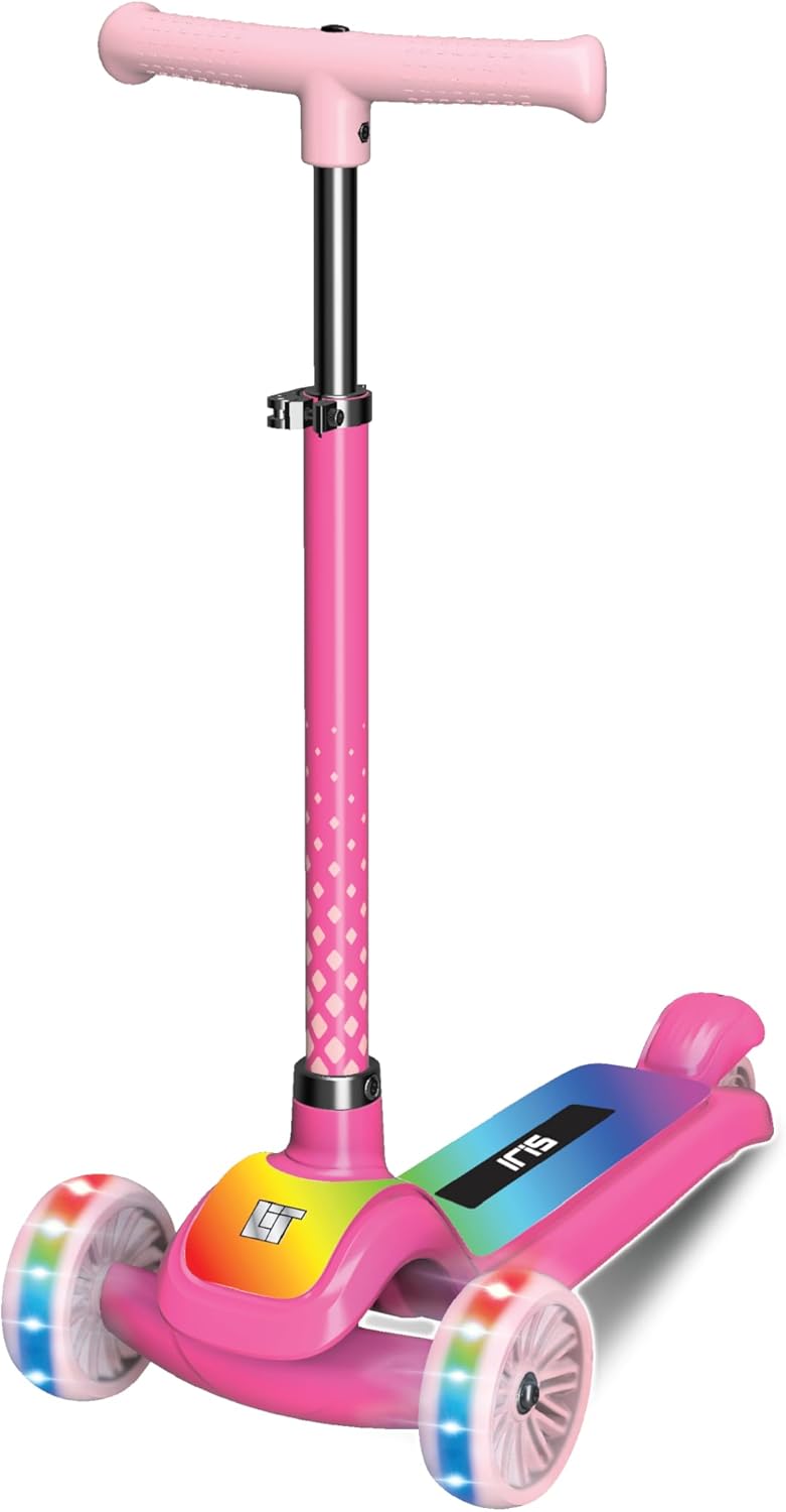 Lit IRIS Blue 3 wheel Scooter Pink LT-7010-PNK — image 1