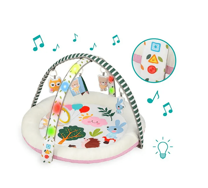 Little Angel Activity Gym Round Playmat With Hanging Rattle Toys P5123/8739 — image 2
