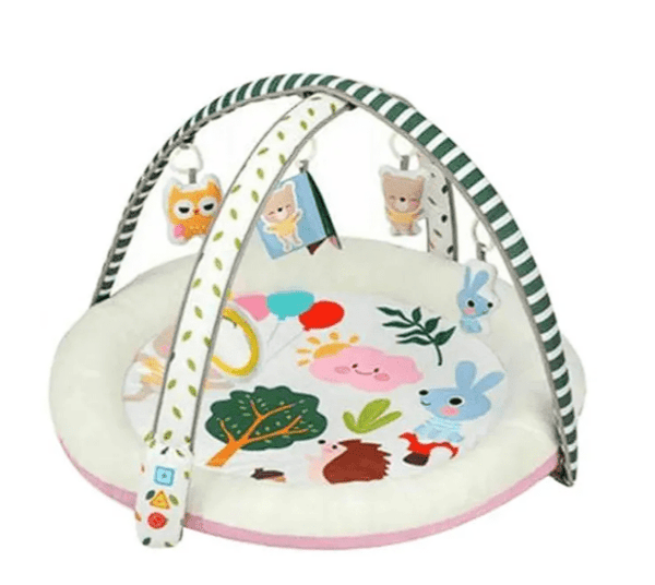 Little Angel Activity Gym Round Playmat With Hanging Rattle Toys P5123/8739