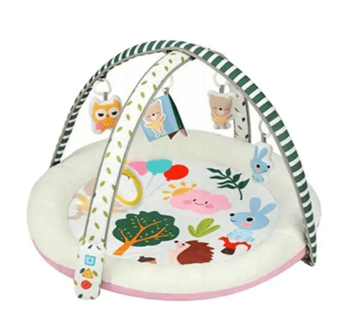 Little Angel Activity Gym Round Playmat With Hanging Rattle Toys P5123/8739 — image 1