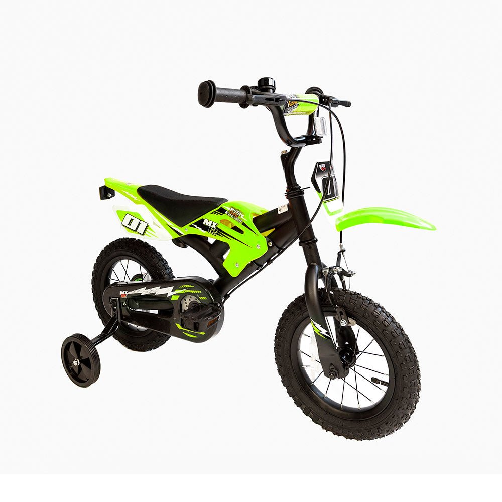 Little Angel Bicycle 16 Inch Moto Green — image 1
