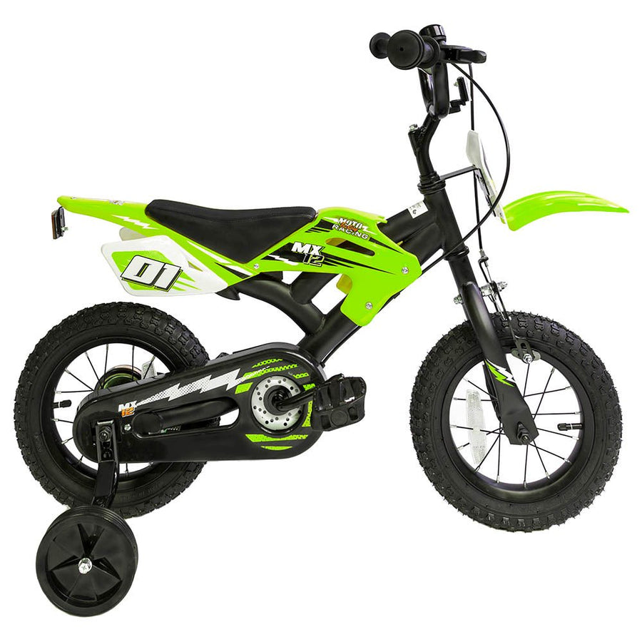 Little Angel Kids Bicycle 12 Inch Moto Green — image 2