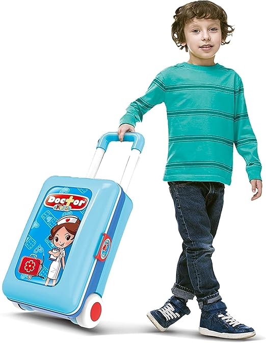 Little Doctor Set 2 - in - 1 Trolley 008 - 965A - Colorland Toys