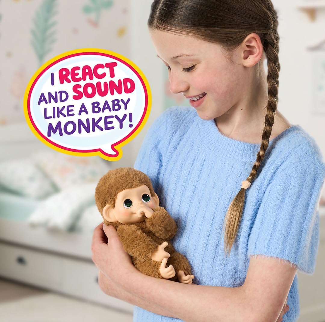 Little Live Pets My Baby S3 Mini Monkey Single Pack Pepi Peach 26766 - Colorland Toys