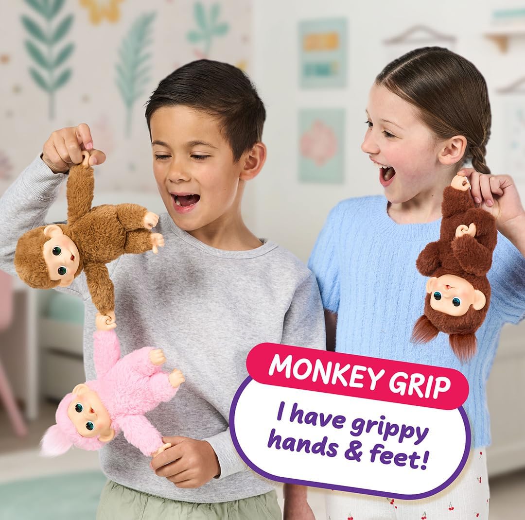 Little Live Pets My Baby S3 Mini Monkey Single Pack Pepi Peach 26766 - Colorland Toys