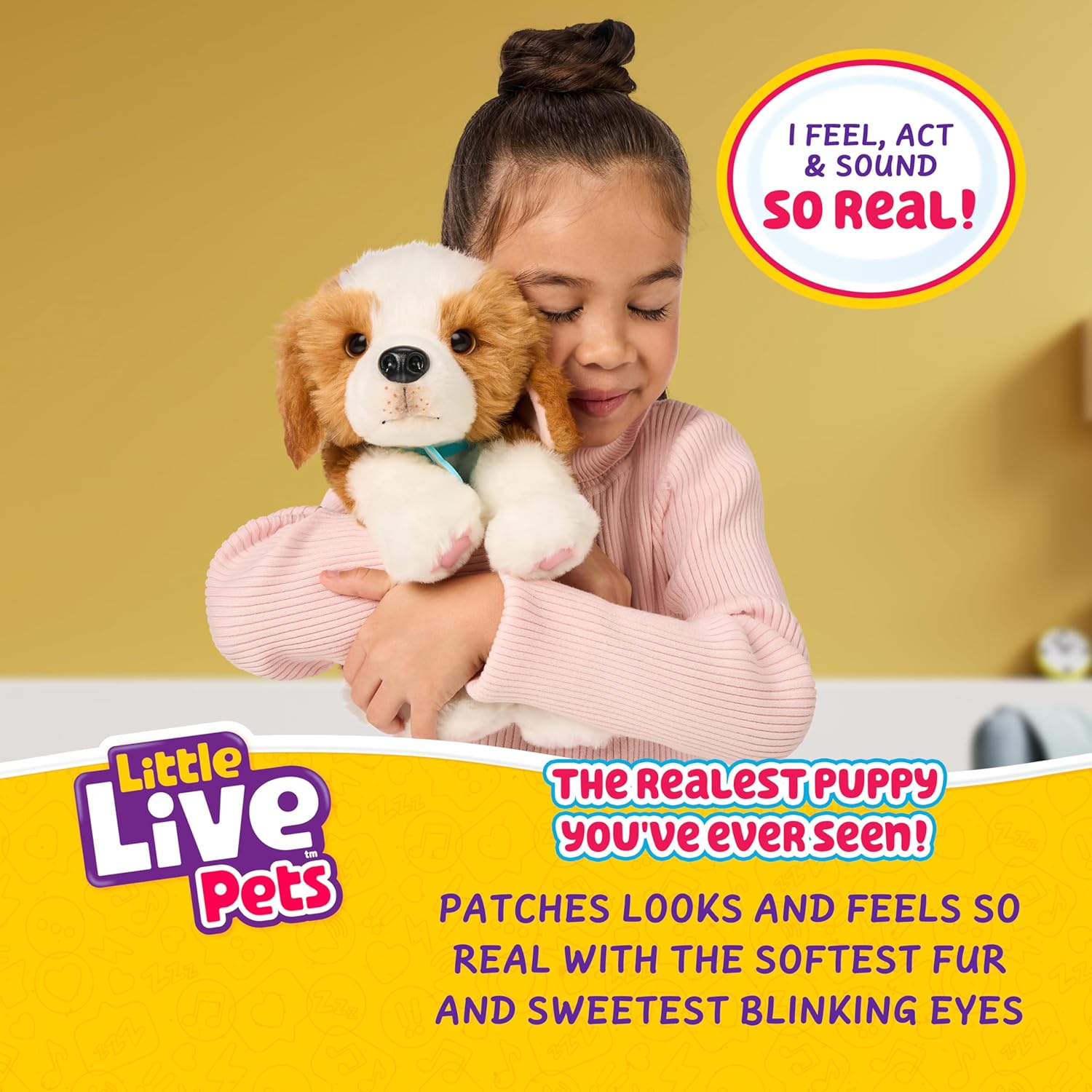 Little Live Pets My Really Real Puppy – Patches Interactive Plush - Colorland Toys