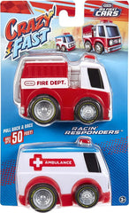 Little Tikes Crazy Fast Cars 2pk - Racin' Responders LIT - 659461 - Colorland Toys