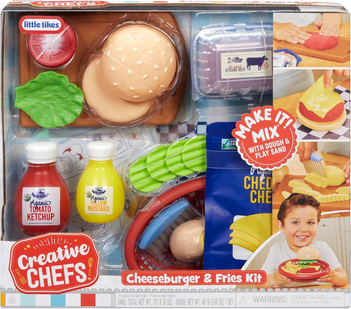Little Tikes Creative Chefs Cheeseburger & Fresh Kit LIT-643194 — image 1