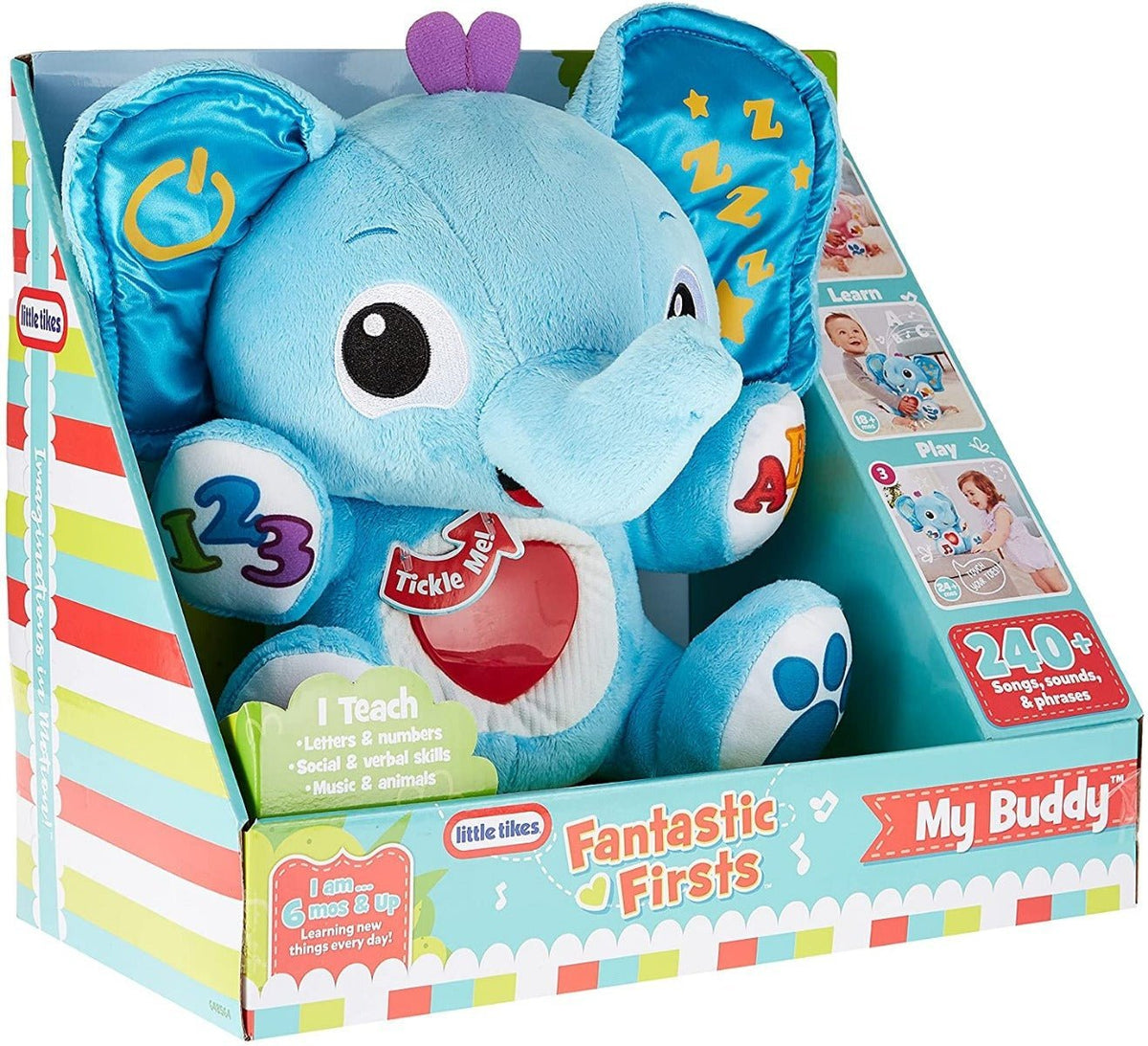 Little Tikes Fantastic Firsts My Buddy Triumphant Blue with a Red Heart LIT-648564 — image 3