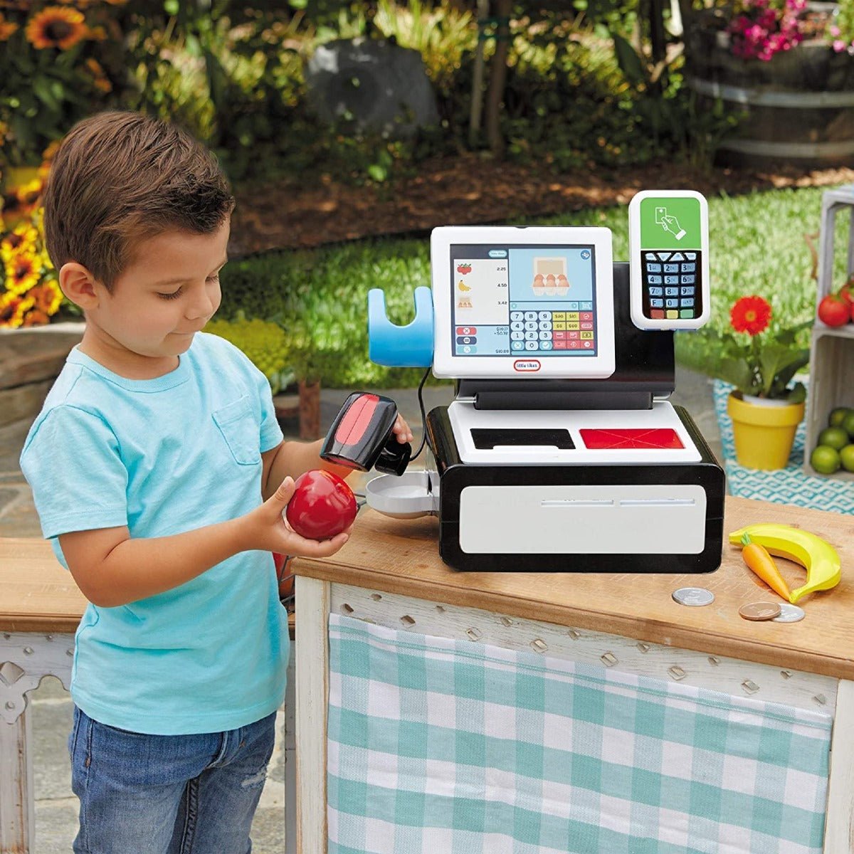 Little Tikes First Self-Checkout Stand Realistic Cash Register 656163 — image 2