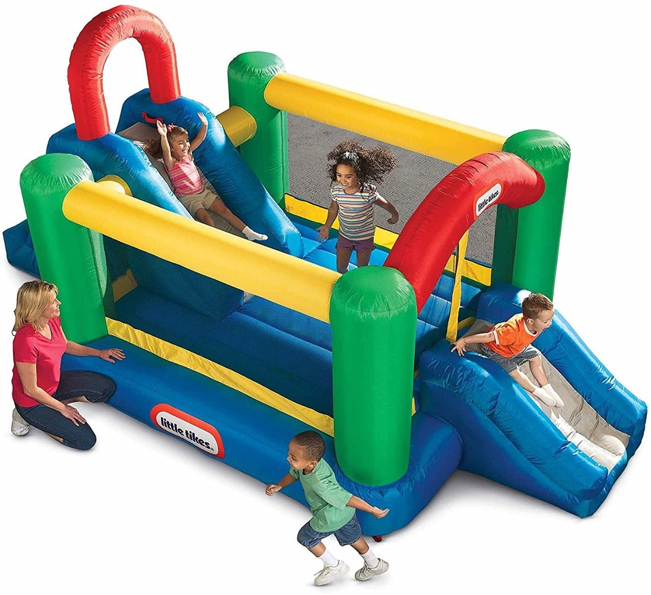 Little Tikes Jump N Double Slide Bouncer LIT - 173394 - Colorland Toys