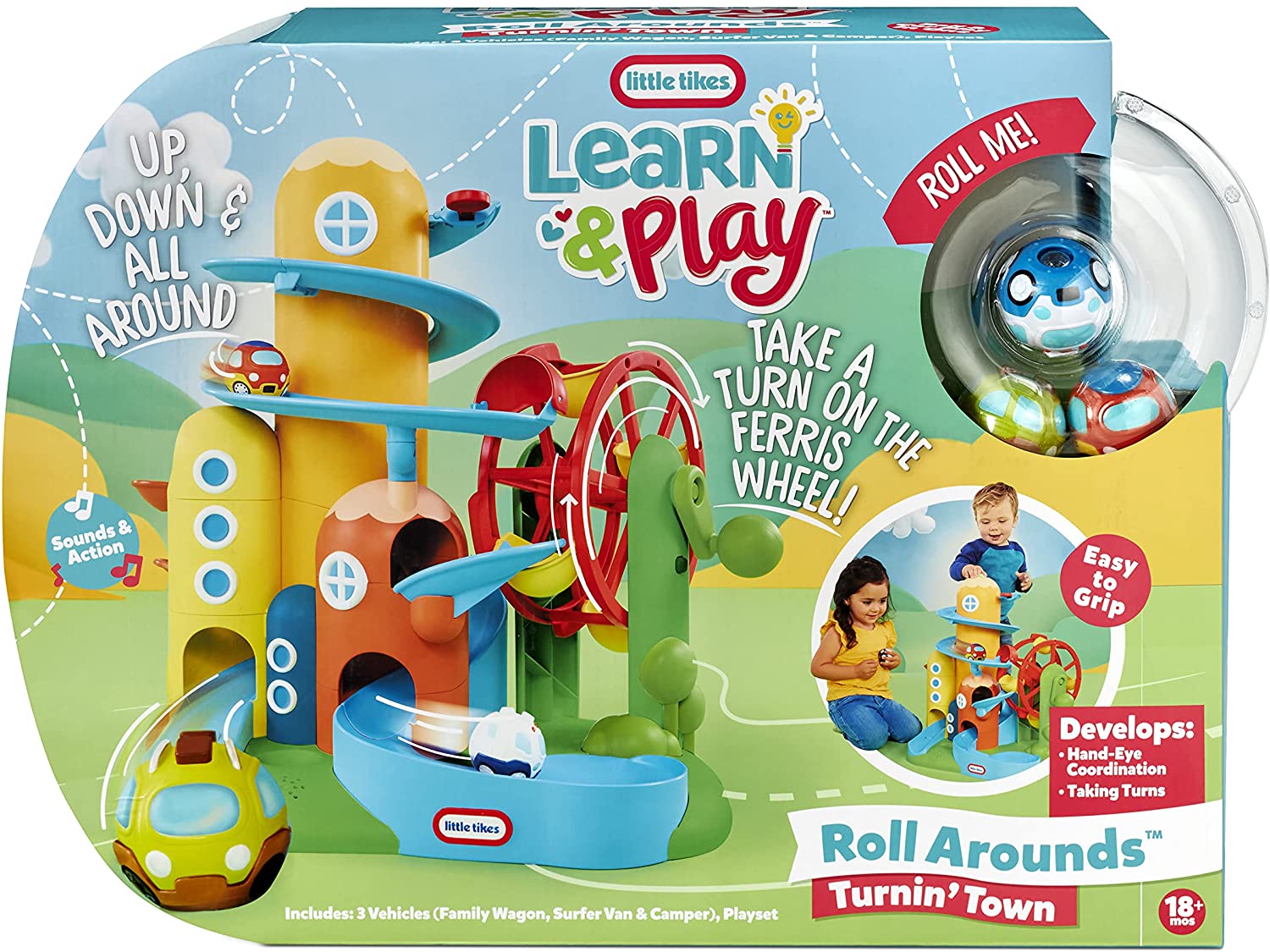 Little Tikes Learn & Play Roll Arounds Turnin' Town - Colorland Toys