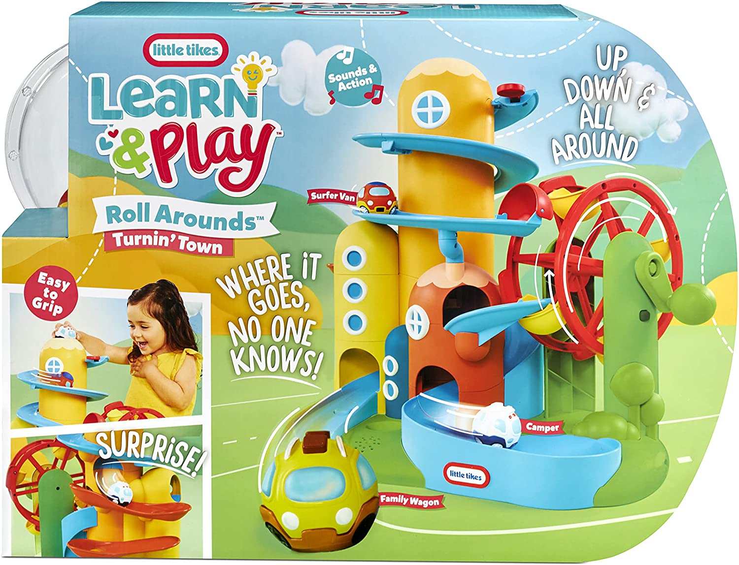 Little Tikes Learn & Play Roll Arounds Turnin' Town - Colorland Toys