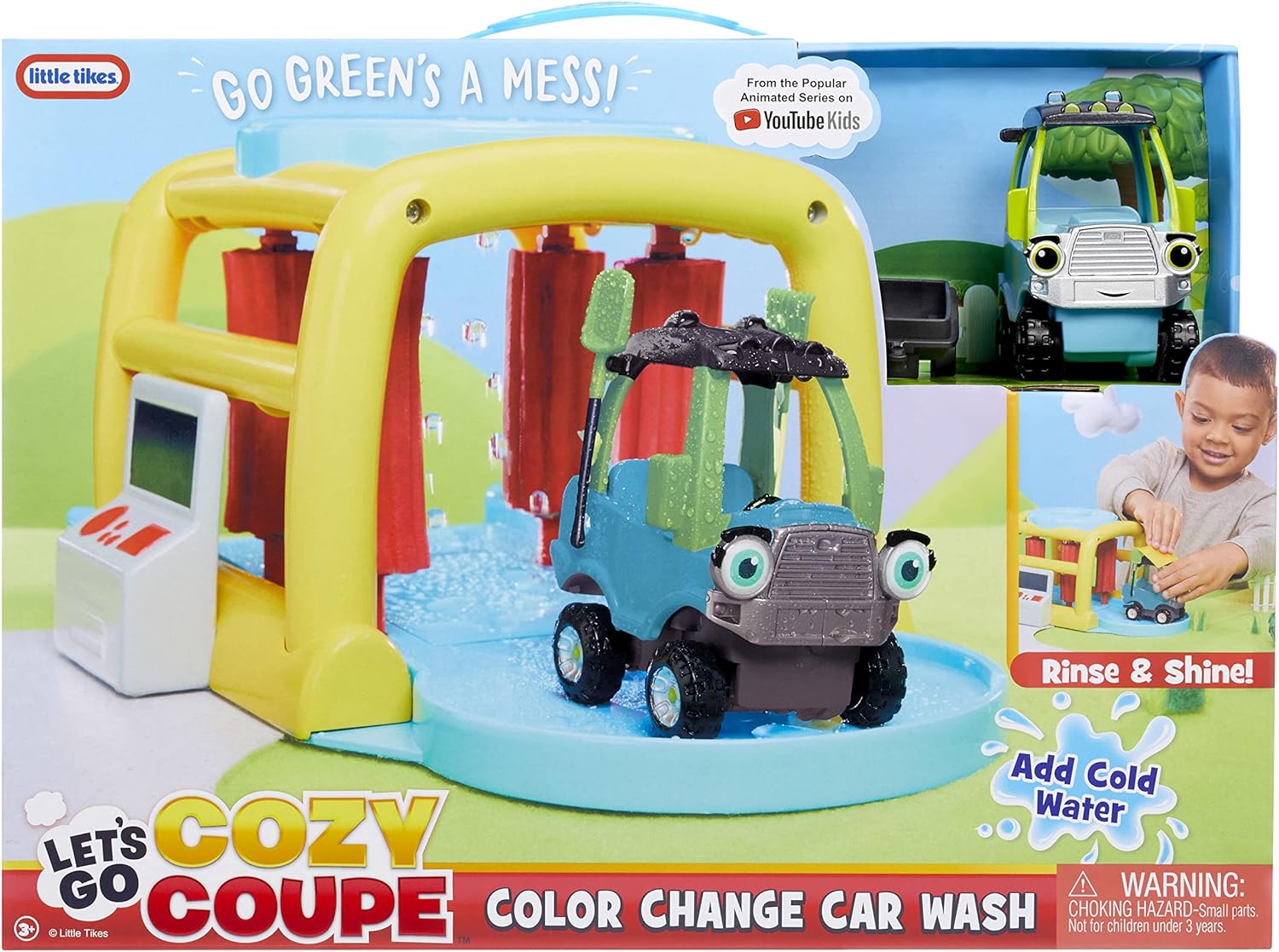 Little Tikes Let’s Go Cozy Coupe Color Change Carwash LIT - 661297 - Colorland Toys