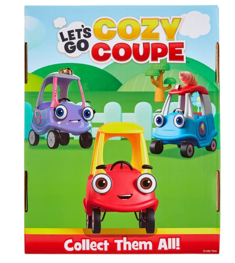 Little Tikes Let's Go Cozy Coupe - Cozy Mini Push and Play Vehicle LIT-661211/661228EUC — image 1