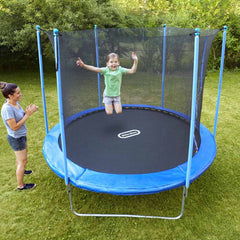 Little Tikes Mega 10ft Trampoline Blue and Black LIT - 657054 - Colorland Toys