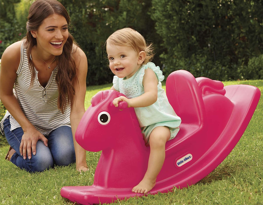 Little Tikes Rocking Horse - Magenta LIT-173943 — image 3