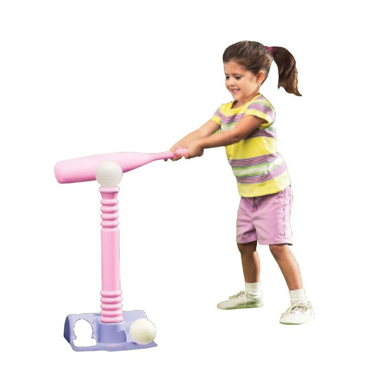 Little Tikes TotSports TBall Set Pink LIT-633539 — image 1