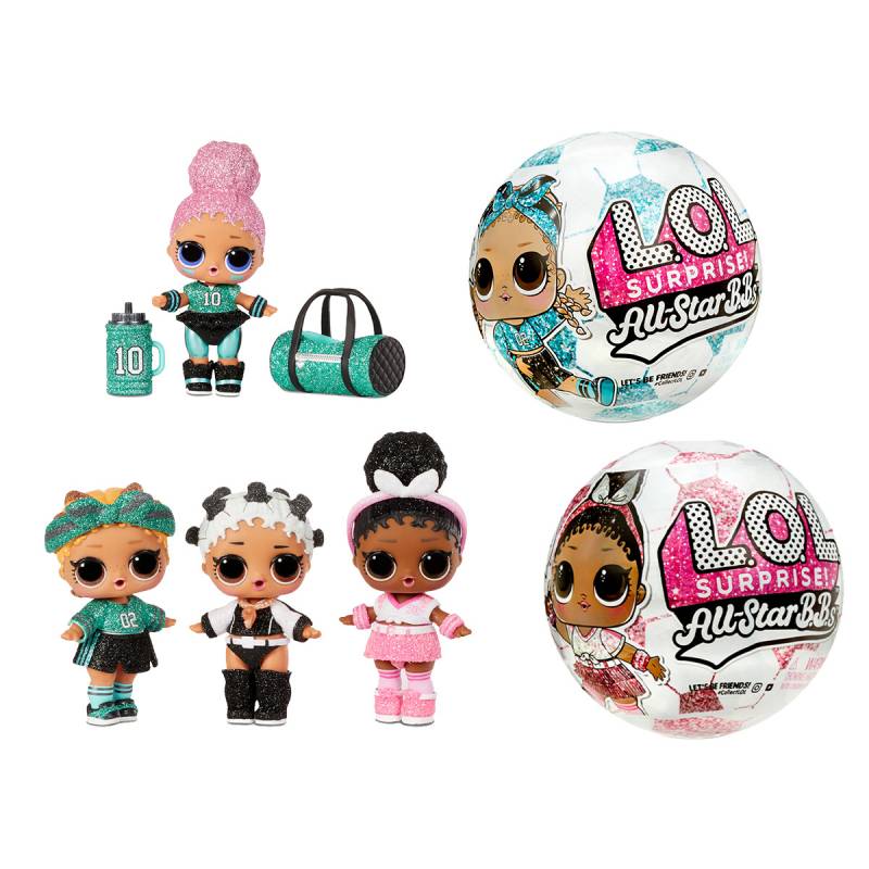 دمى LOL Surprise All-Star BBs Sports Series 3 اللامعة لفريق كرة القدم، متنوعة — image 7