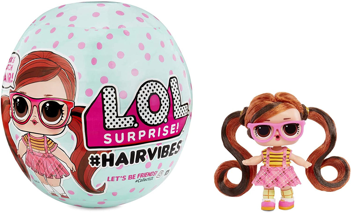 دمى LOL Surprise Hairvibes مع 15 مفاجأة وقطع شعر متنوعة — image 1