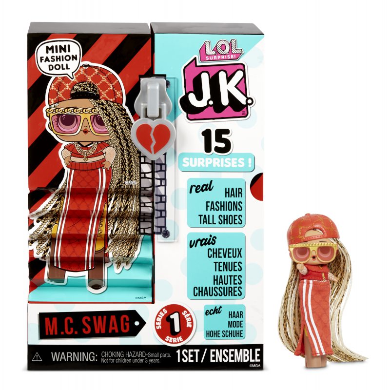 LOL Surprise JK M.C. Swag Mini Fashion Doll MGA - 570745 - Colorland Toys