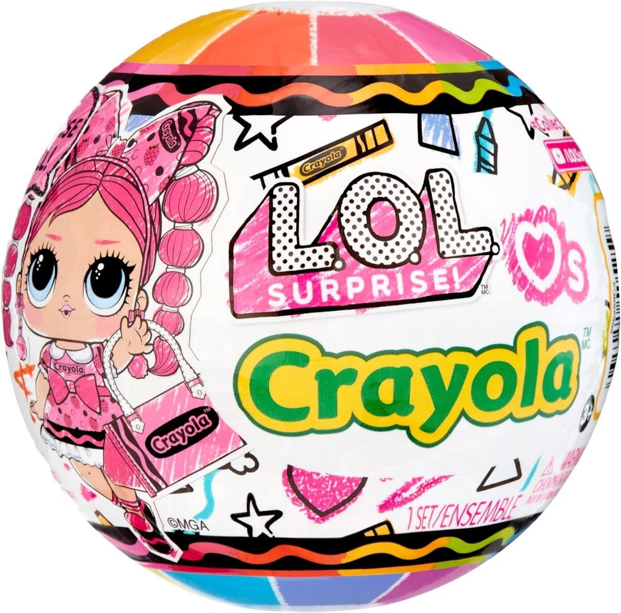 LOL Surprise Loves Crayola Tots Asst MGA - 505259 - Colorland Toys