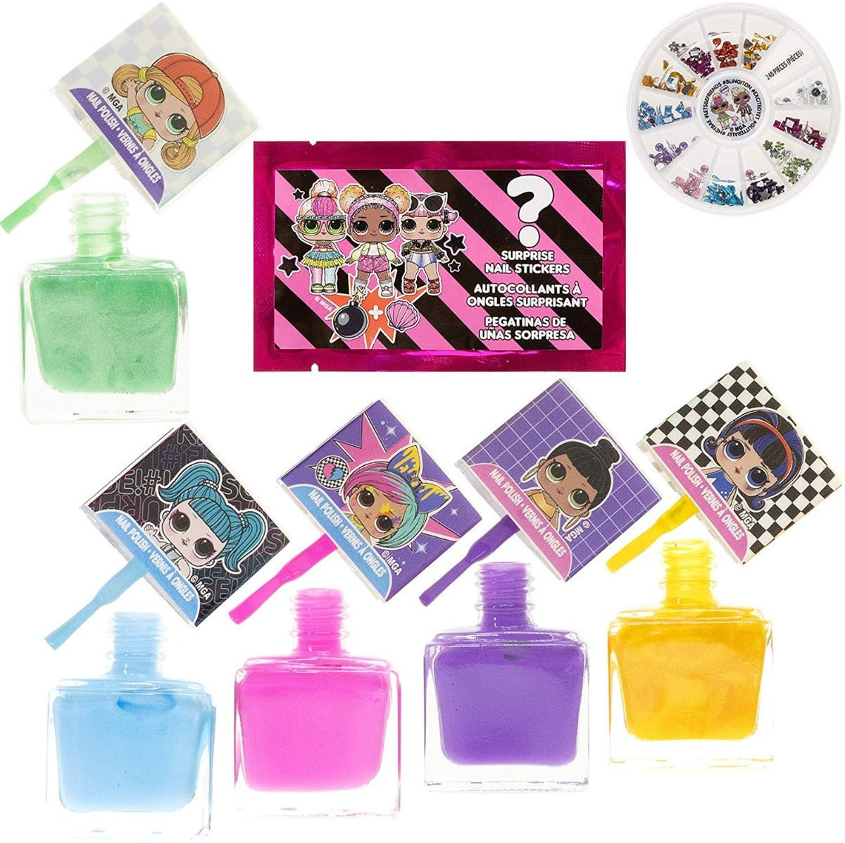 LOL Surprise Nail Art Decoration Set Makeup LL0046GA - Colorland Toys
