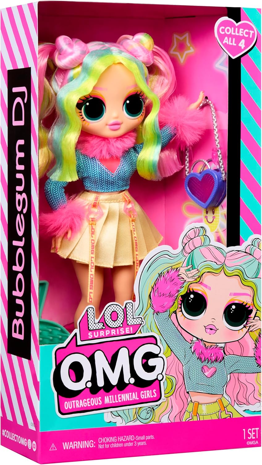 LOL Surprise OMG Entry Doll Bubblegum DJ 11-Inch Fashion Doll — image 5