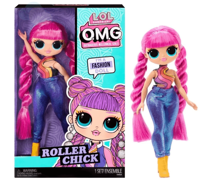 Lol Surprise! OMG Fashion Doll - Roller Chick MGA - 985778 - Colorland Toys