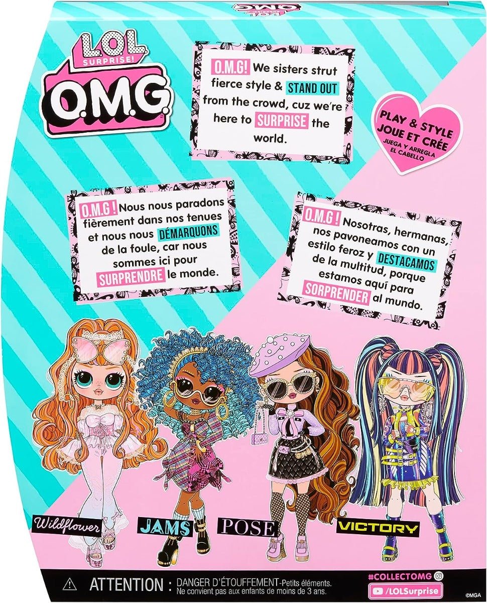 L.O.L Surprise! OMG Fashion Doll - Wild Flower MGA - 591511 - Colorland Toys