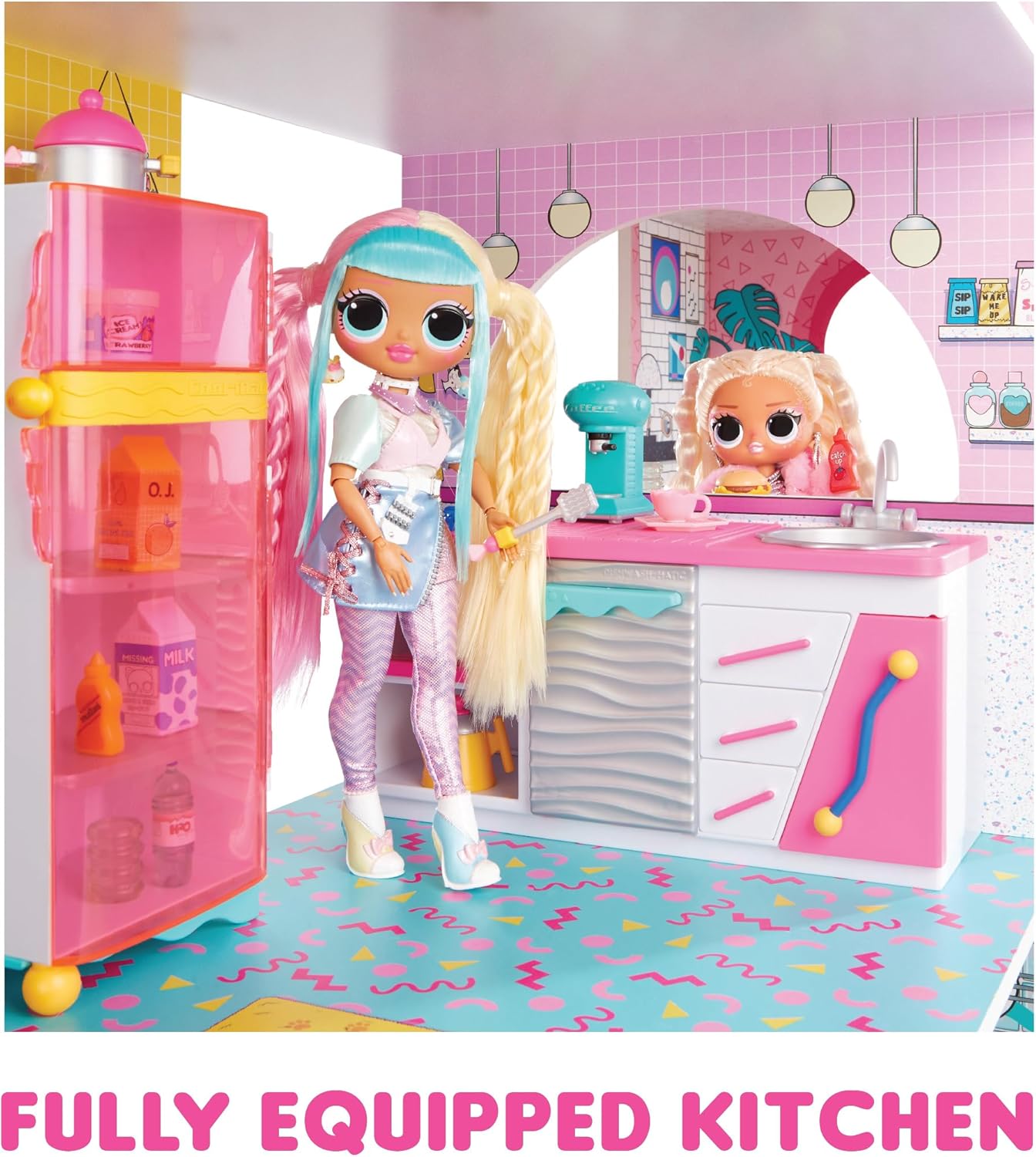 LOL Surprise OMG House of Surprises – New Real Wood Dollhouse with 85+ Surprises - Colorland Toys