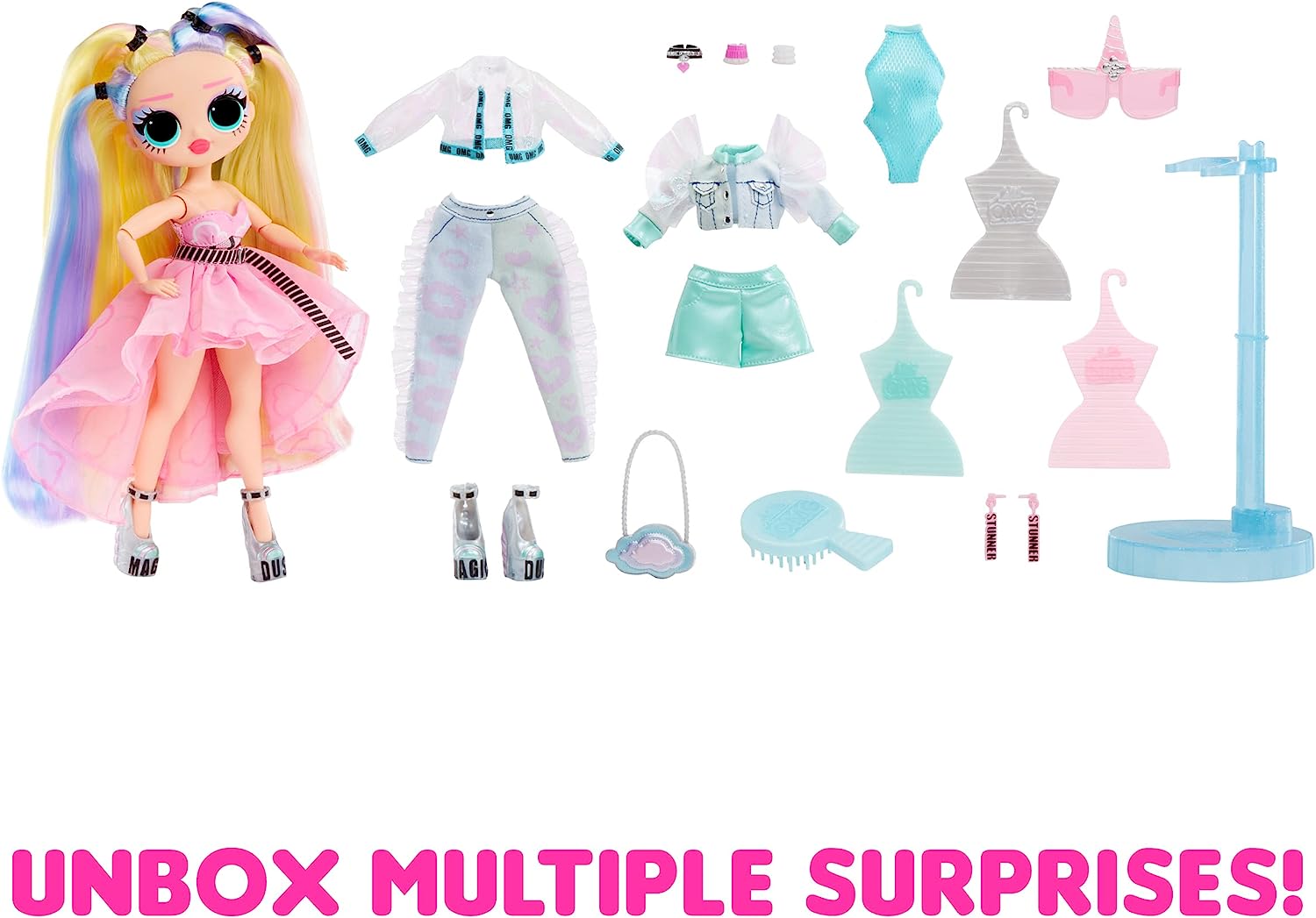 LOL Surprise! OMG Sunshine Makeover Color Change Stellar Gurl Big Surprise MGA - 589464 - Colorland Toys