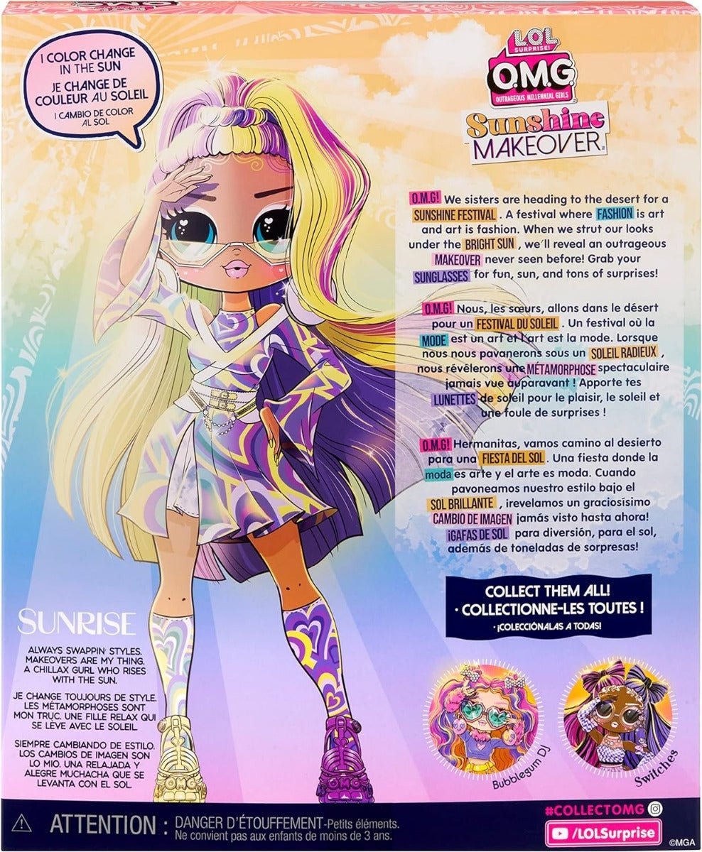 LOL Surprise! OMG Sunshine Makeover Fashion Doll - Sunrise MGA - 589433 - Colorland Toys