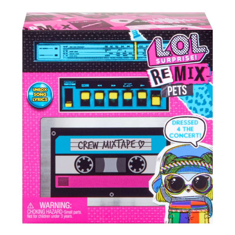 LOL Surprise Remix Pets 9 Surprises With Real Hair MGA - 567073 - Colorland Toys