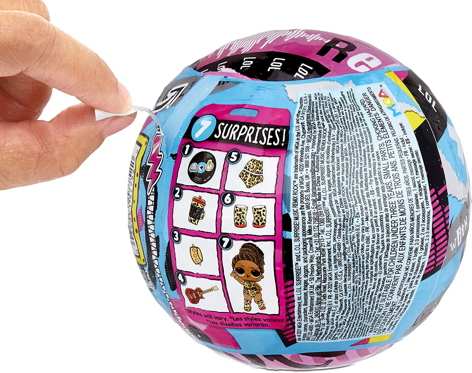 LOL Surprise! Remix Rock Dolls with 7 surprises MGA - 577522 - Colorland Toys