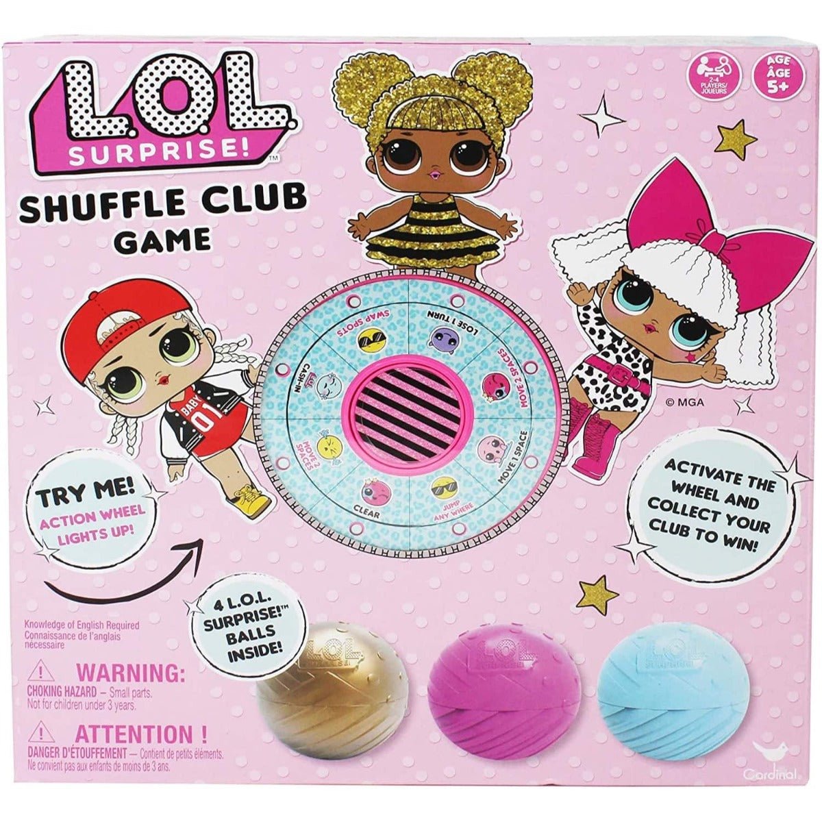 LOL Surprise! Shuffle Club Game With 4 LOL Surprise Balls 6053620 — image 1