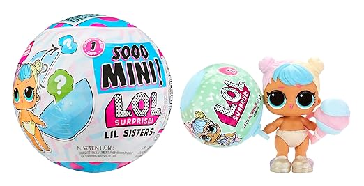 LOL Surprise Sooo Mini! Lil Sisters with Collectible Doll 5 Surprises MGA-588436 - Assorted — image 1