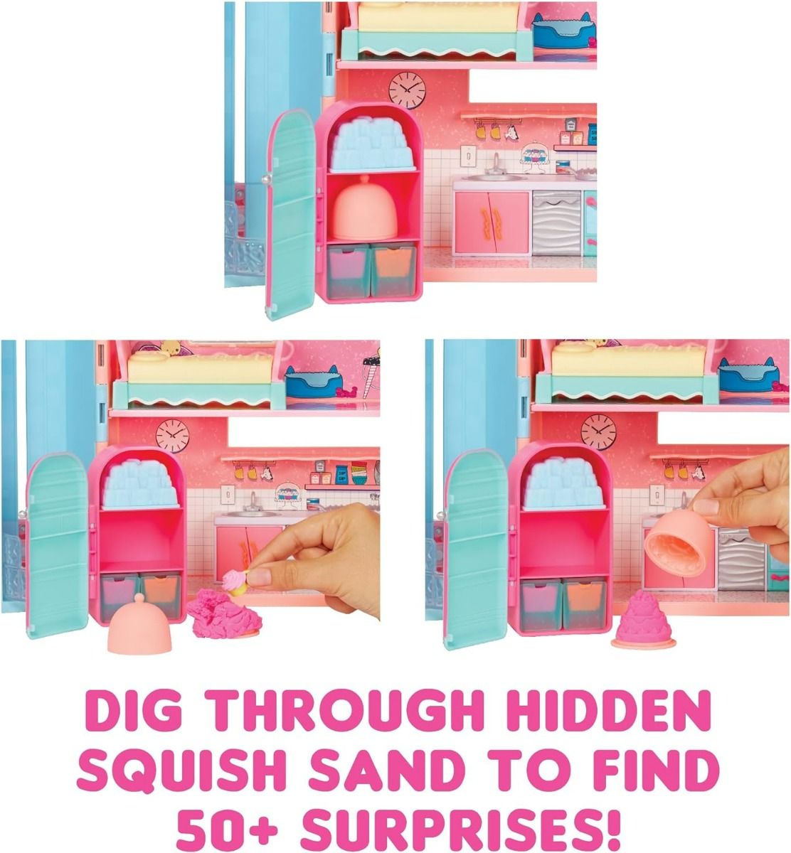 L.O.L. Surprise Squish Sand Magic House with Tot MGA - 593218 - Colorland Toys