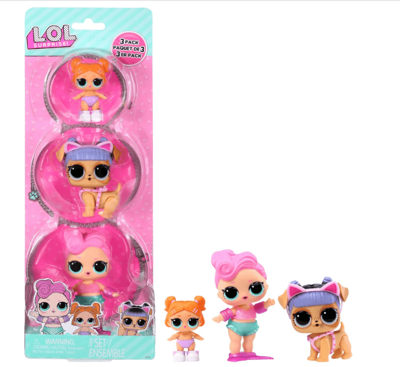 LOL Surprise Tot Pet Lil Sis Style2 3pack 987864/MGA-987857 — image 1