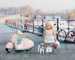 Lori Dolls 6" Doll Scooter w/ Side Car and Pet LO37034Z